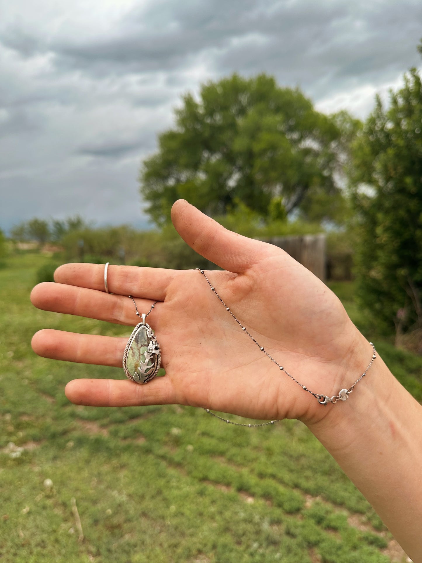 Picture jasper necklace