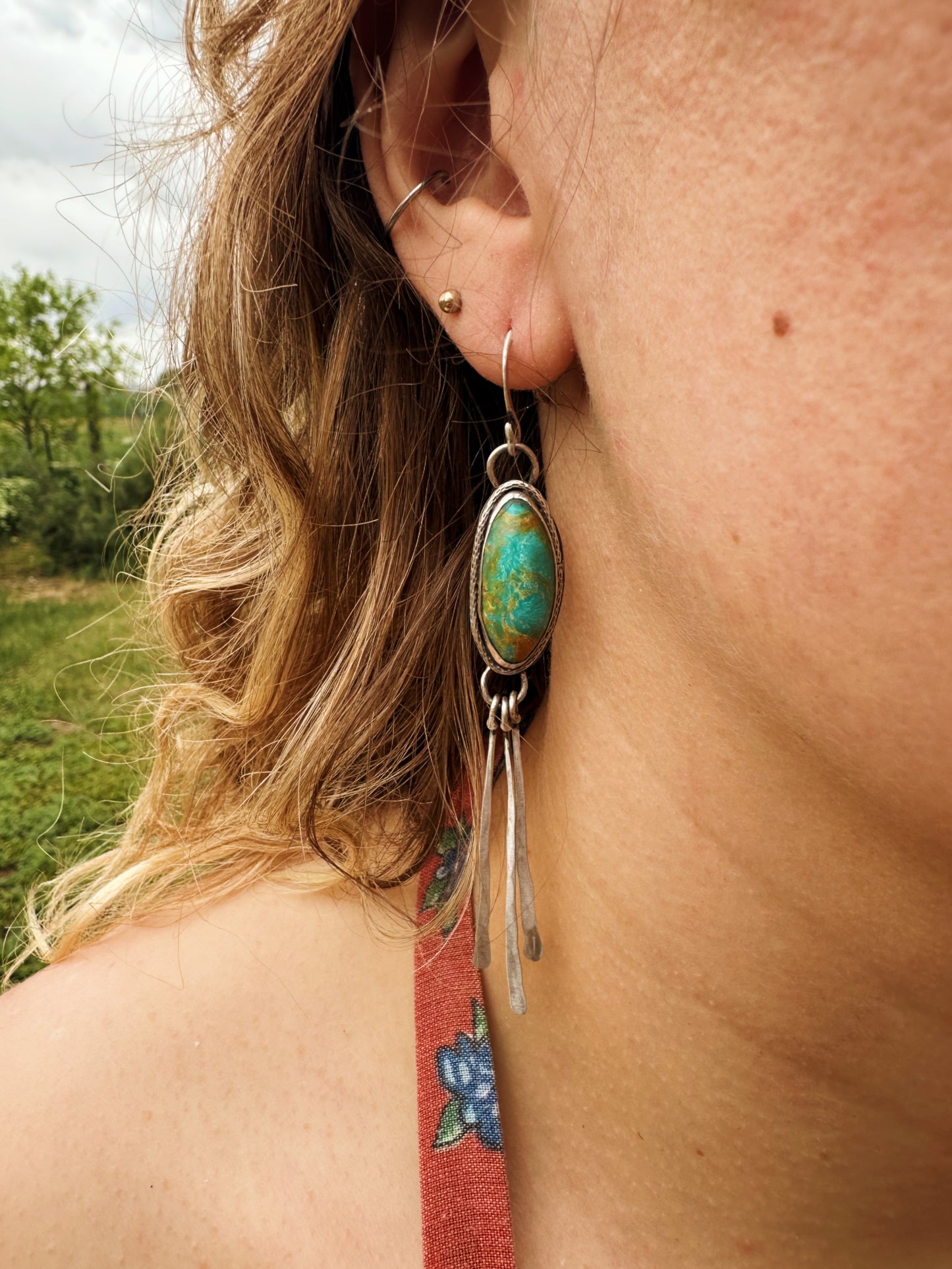Turquoise danglers