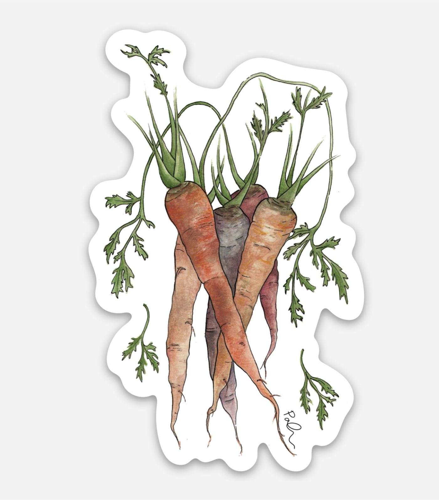 Vinyl farm market sticker