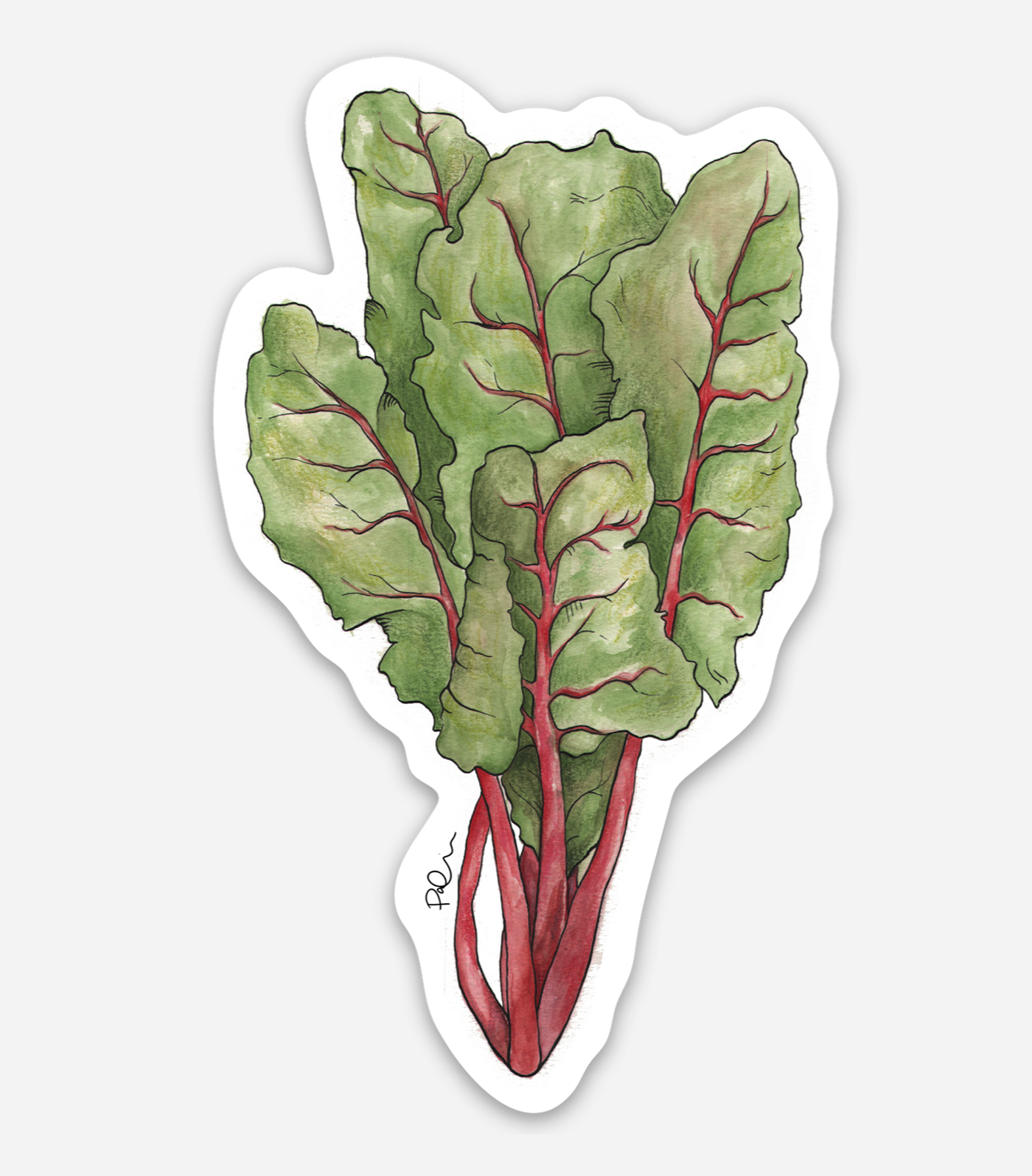 Vinyl farm market sticker