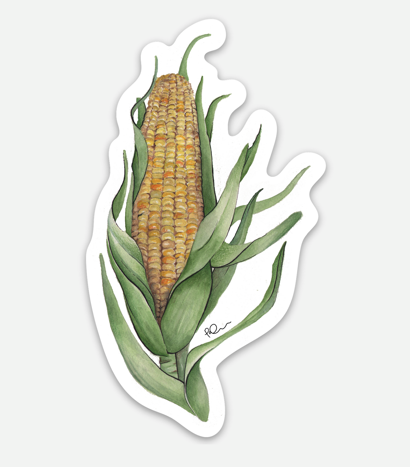 Vinyl farm market sticker