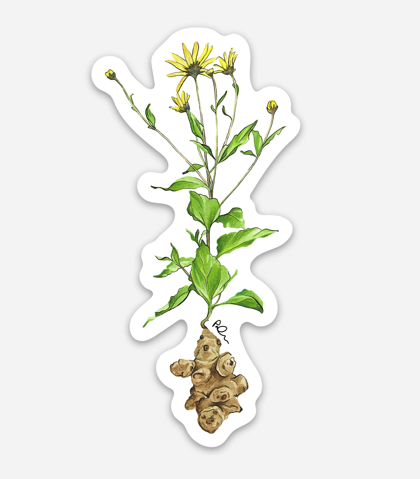 Vinyl farm market sticker