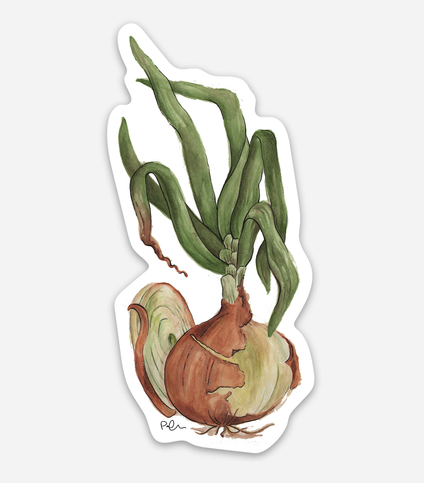 Vinyl farm market sticker