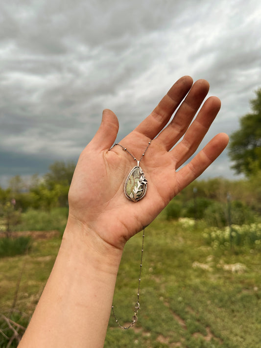 Picture jasper necklace